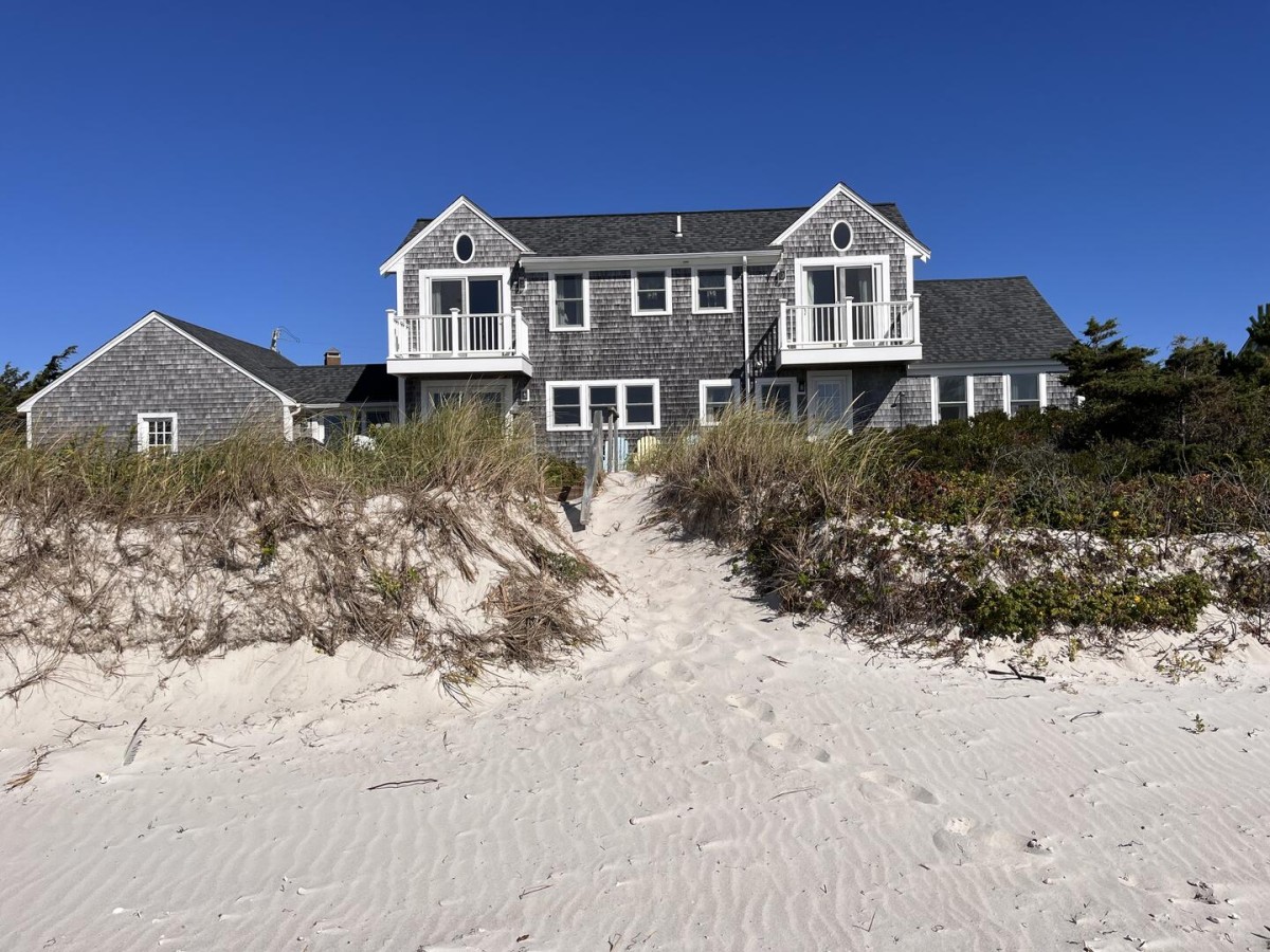 View of Back Elevation from Beach