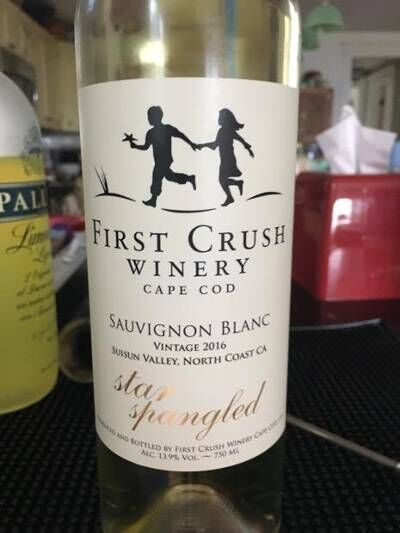 First Crush wine bottle label