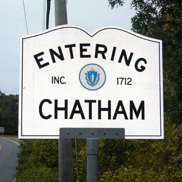 Welcome to Chatham sign